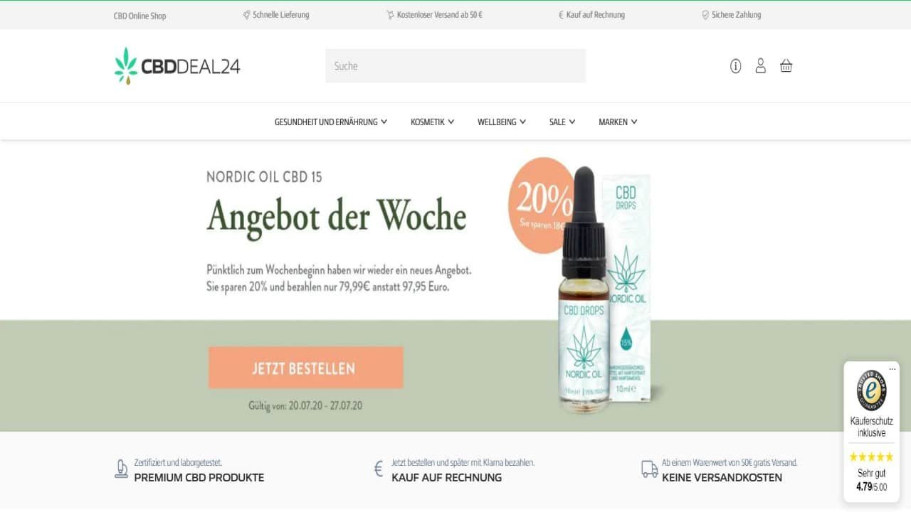 CBD Deal24 Shop Test