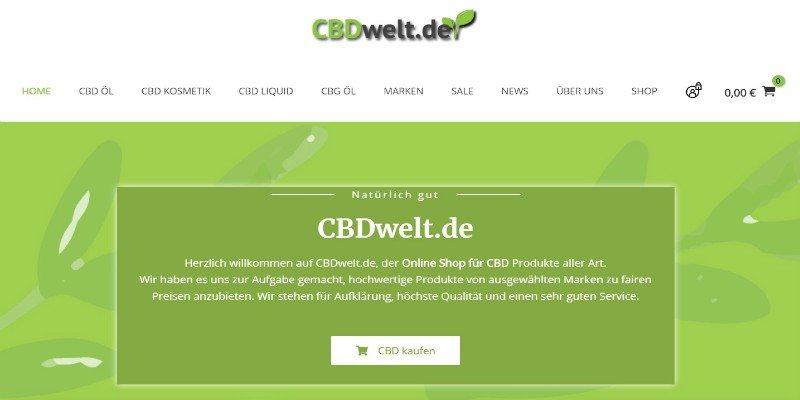 CBDwelt Shop Test