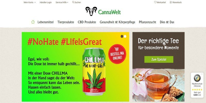 CannaWelt Shop Test