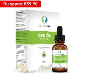Alterlife - CBD &Ouml;l Tropfen 10%
