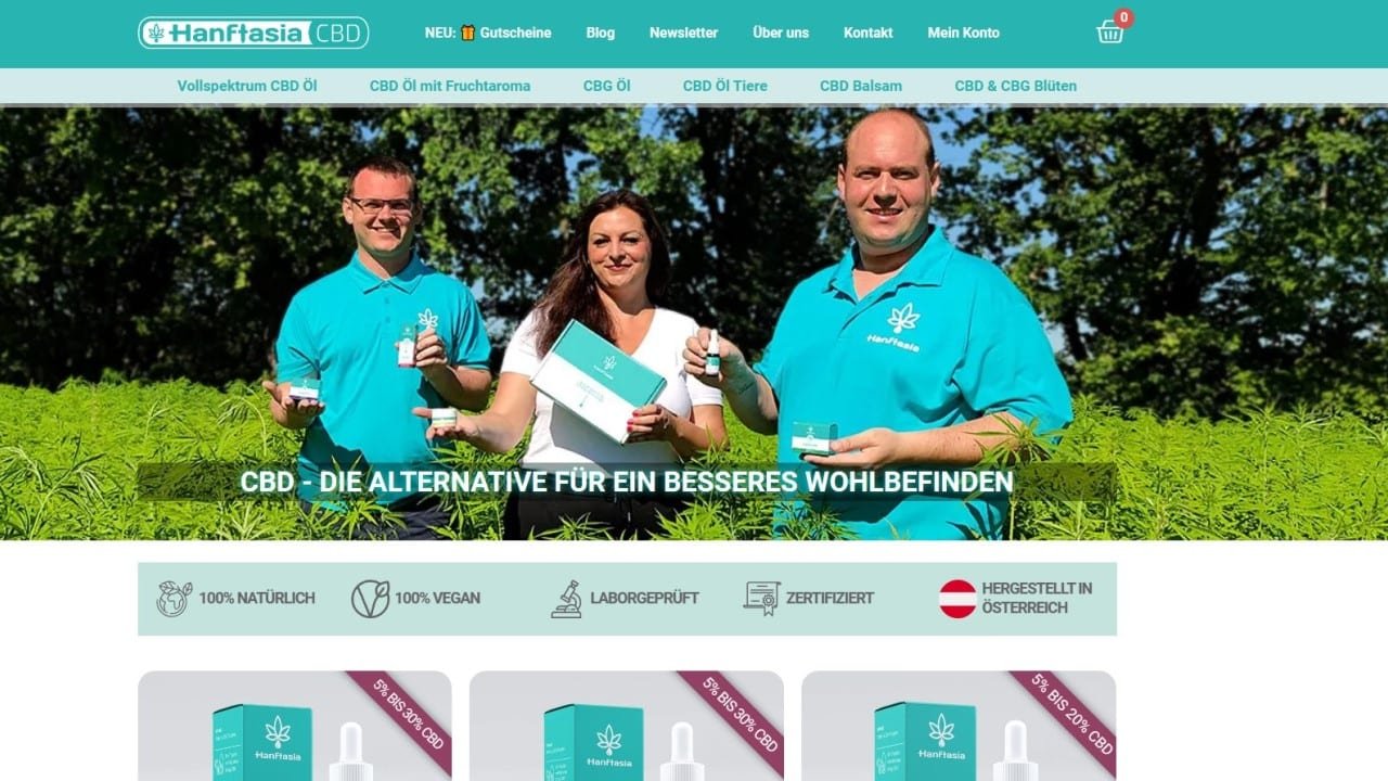 Hanftasia Shop CBD