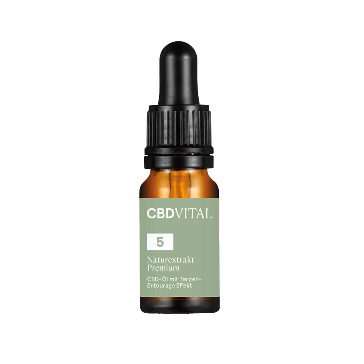 CBD Naturextrakt Premium Öl 5% von CBD VITAL