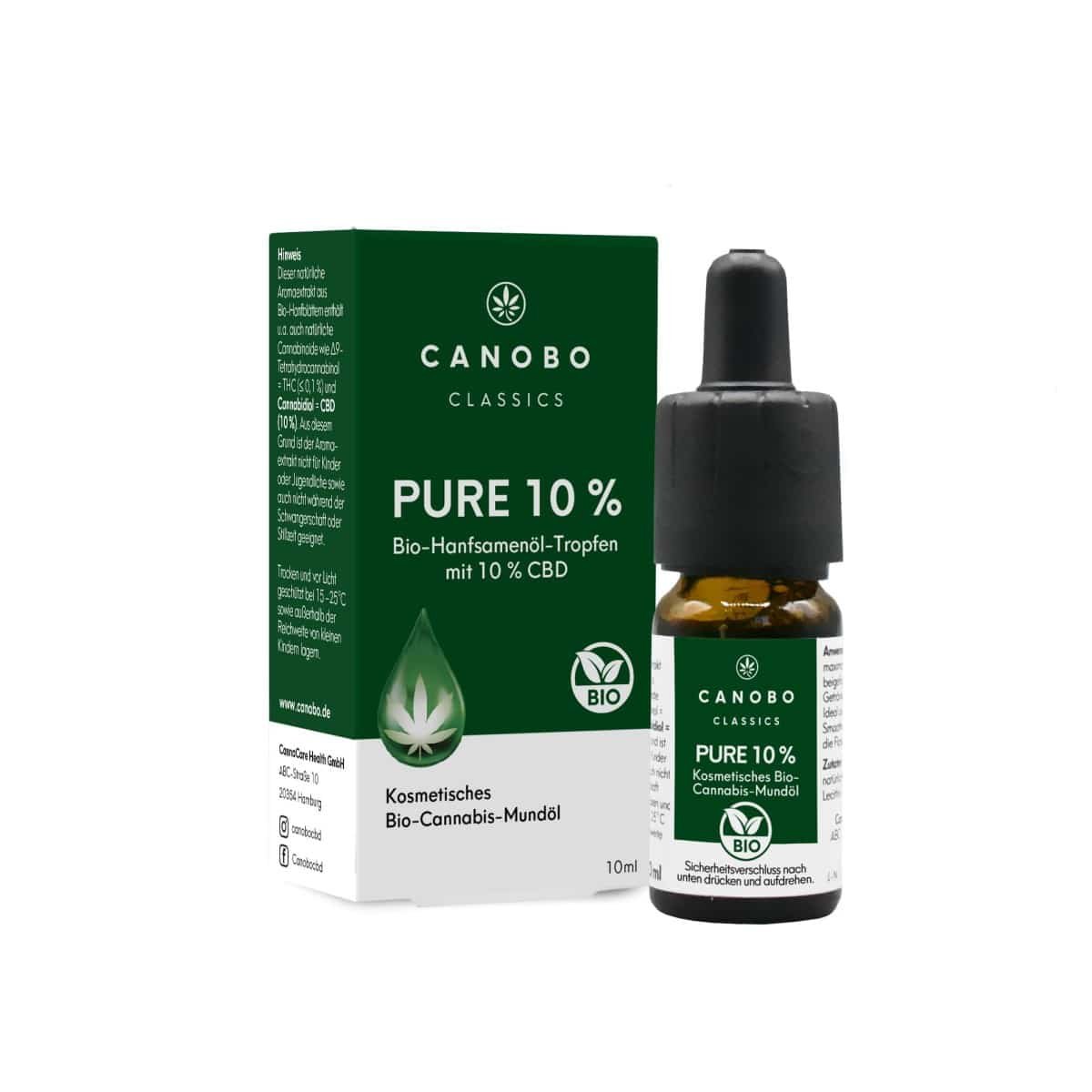 CBD 10% Bio PUR von CANOBO