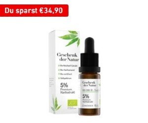 Geschenk der Natur Set Bio CBD &Ouml;l