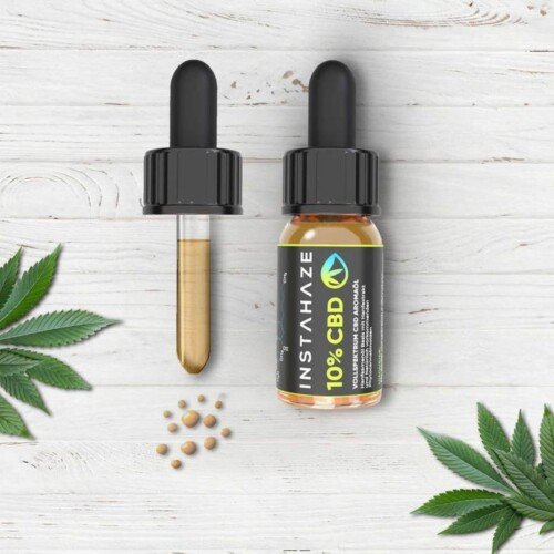 Premium CBD Hanfsamenöl 10% von Instahaze