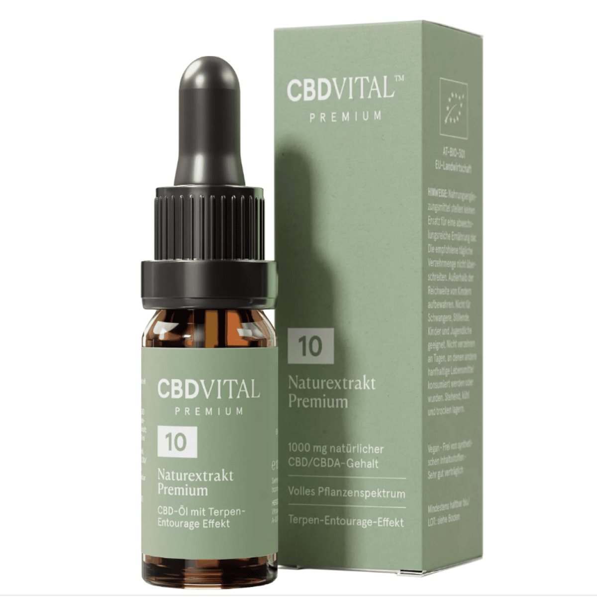 CBD Naturextrakt Premium Öl 10% von CBD-VITAL