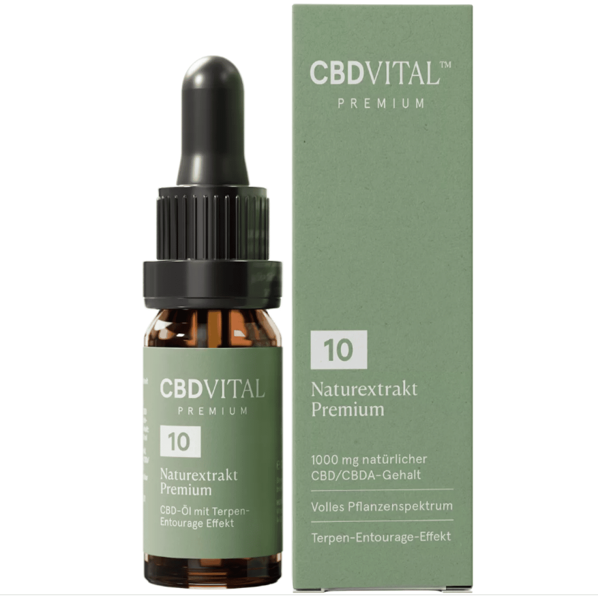 CBD Naturextrakt Premium Öl 10% von CBD-VITAL
